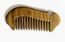 Load image into Gallery viewer, Green Sandalwood Comb | The Black Bottle Company