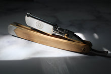 Load image into Gallery viewer, Straight Edge Razor- Light Brown | The Black Bottle Company
