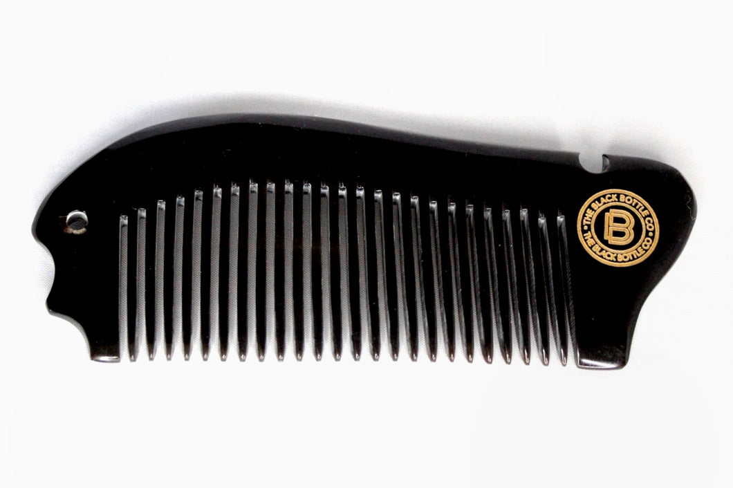 Black Buffalo Horn Comb | The Black Bottle Company